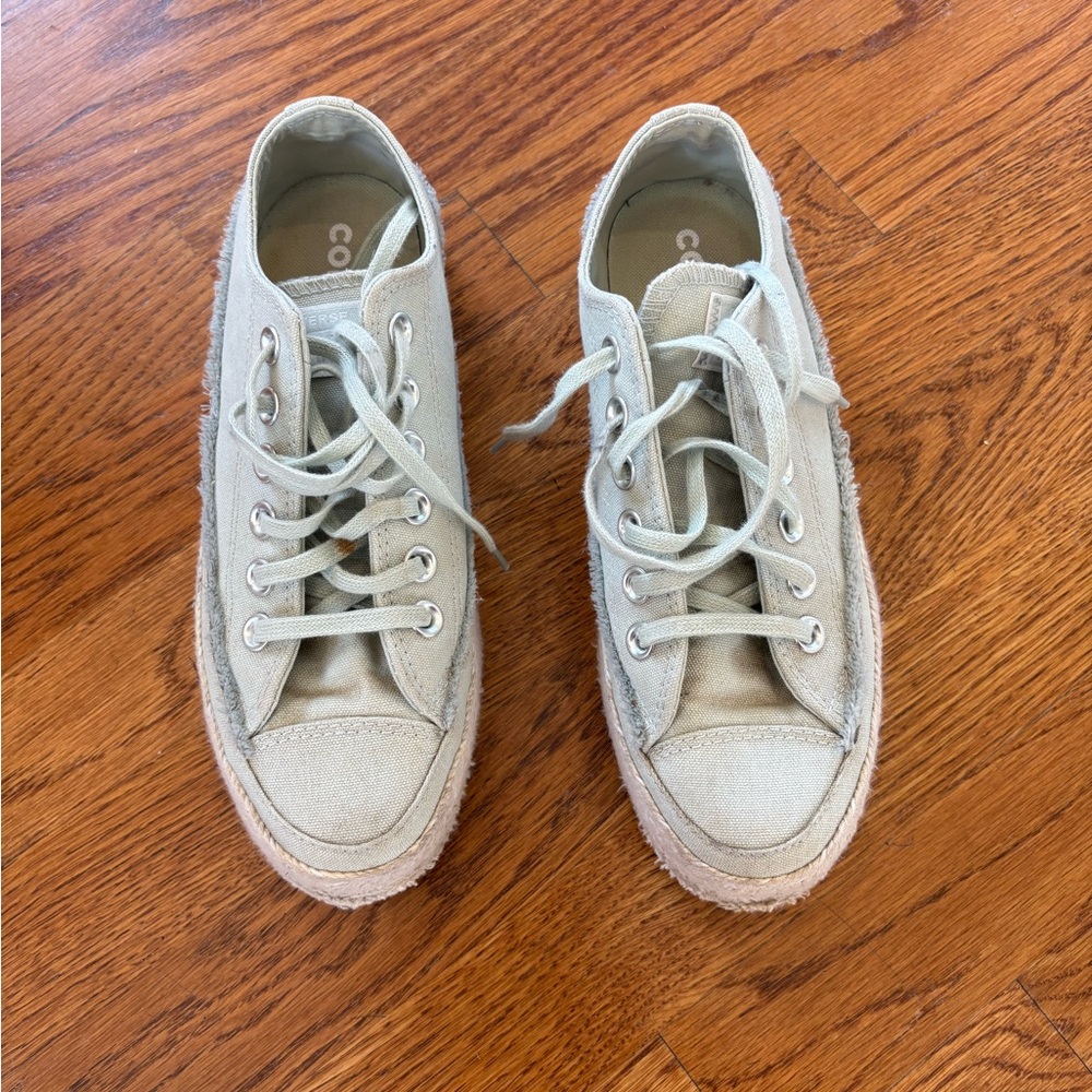 Casual Canvas Sneakers in Light Mint
